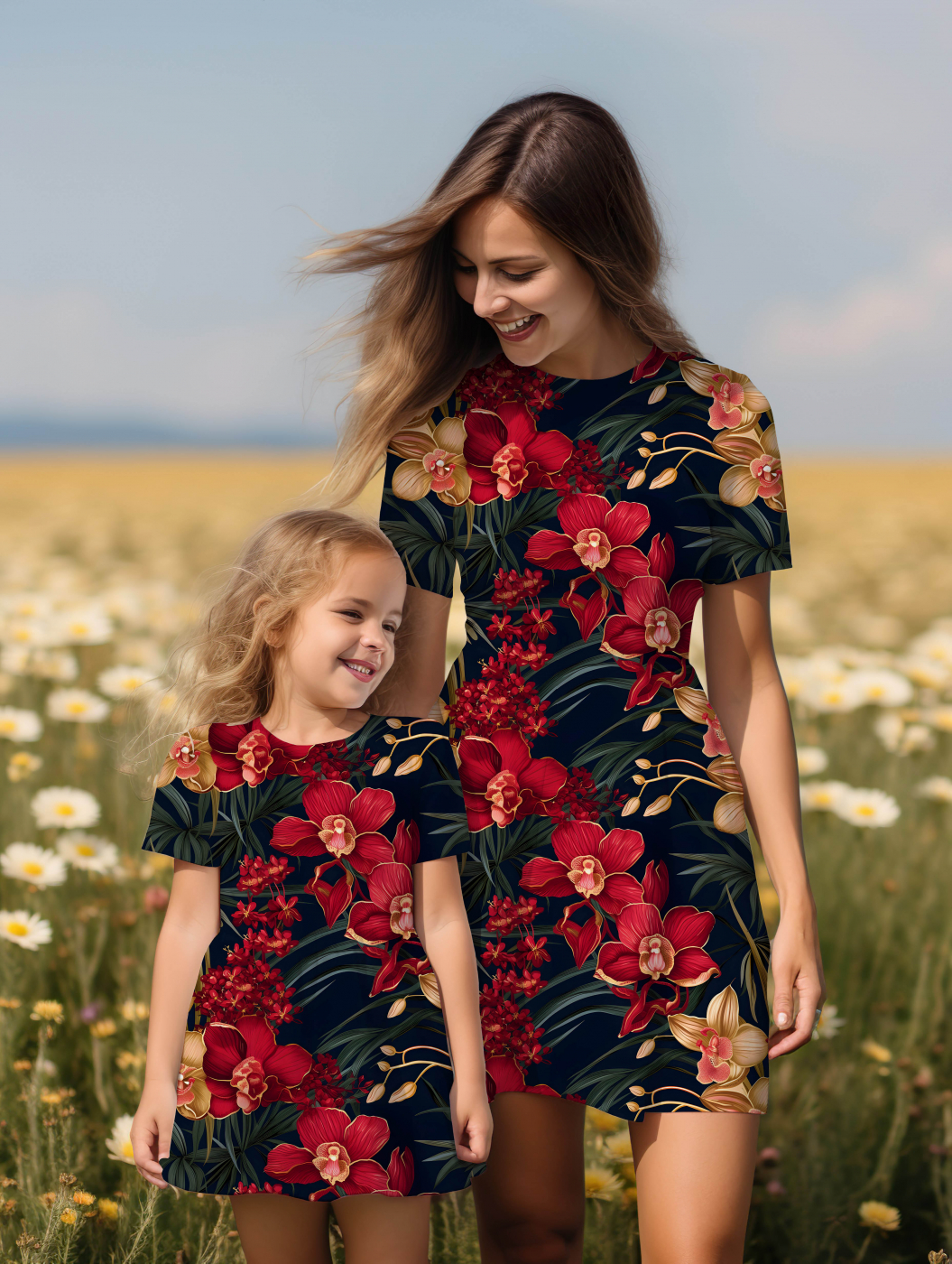 Reststück 140 cm, Bio Viskosejersey mit Überbreite (Stoffbreite ca. 170 cm): Eigenproduktion Orchid love - von Graustufen-Stoffe